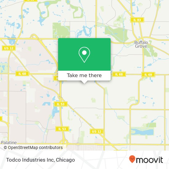Mapa de Todco Industries Inc