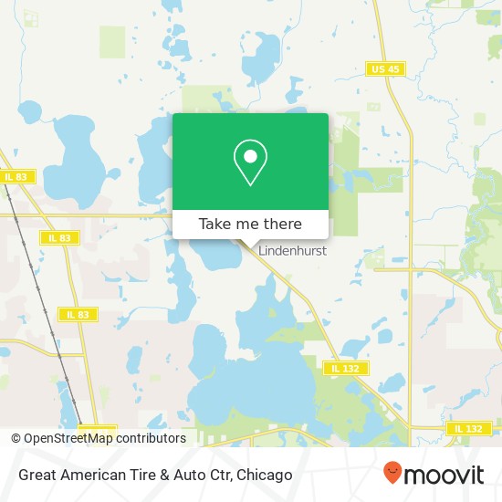 Great American Tire & Auto Ctr map