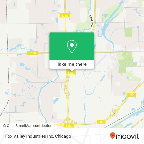 Mapa de Fox Valley Industries Inc