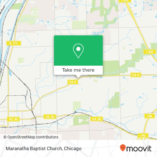 Maranatha Baptist Church map