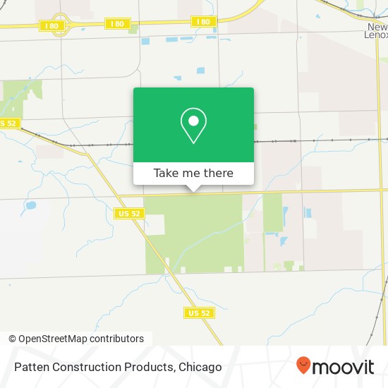 Patten Construction Products map