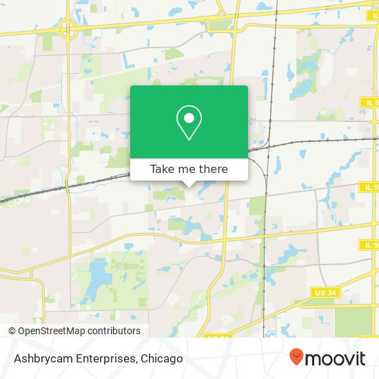 Ashbrycam Enterprises map