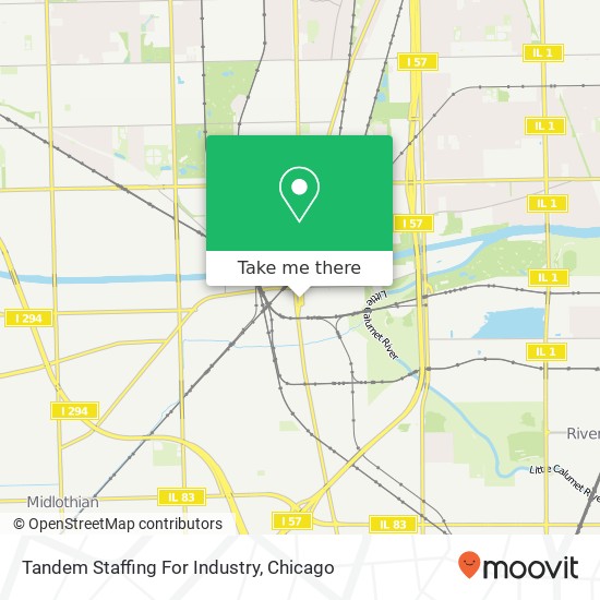 Tandem Staffing For Industry map