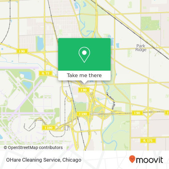 Mapa de OHare Cleaning Service