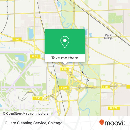 OHare Cleaning Service map