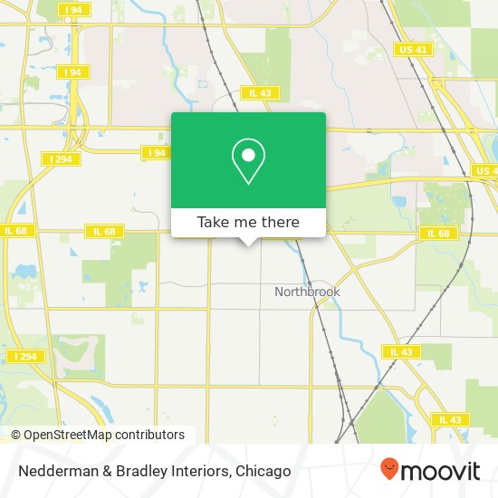 Nedderman & Bradley Interiors map