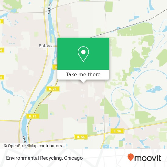 Environmental Recycling map