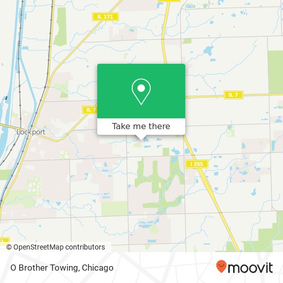 O Brother Towing map