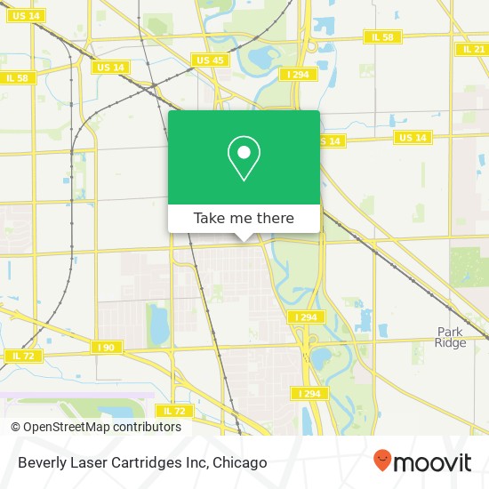 Beverly Laser Cartridges Inc map