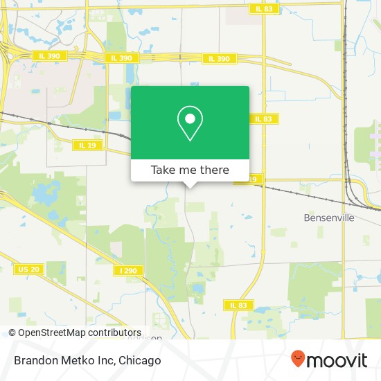 Brandon Metko Inc map