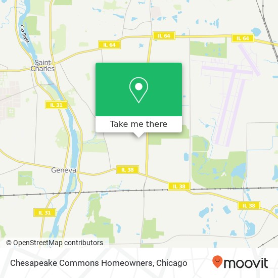 Mapa de Chesapeake Commons Homeowners