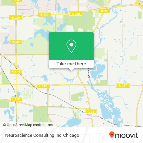 Neuroscience Consulting Inc map