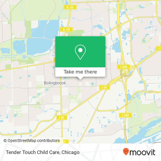 Mapa de Tender Touch Child Care