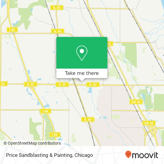 Price Sandblasting & Painting map