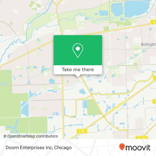 Doorn Enterprises Inc map