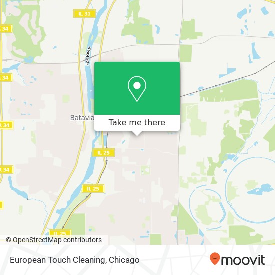 Mapa de European Touch Cleaning