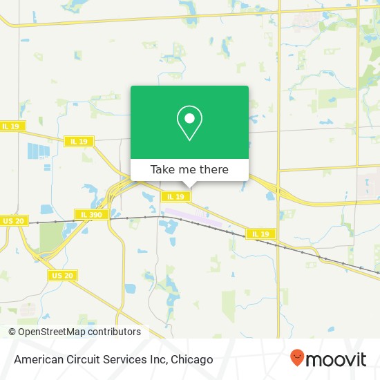 Mapa de American Circuit Services Inc