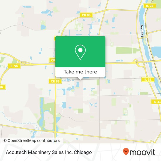 Accutech Machinery Sales Inc map