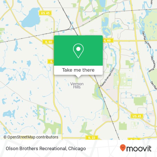 Mapa de Olson Brothers Recreational