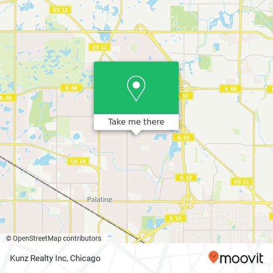 Mapa de Kunz Realty Inc