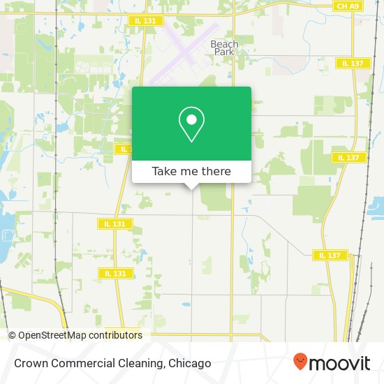 Mapa de Crown Commercial Cleaning