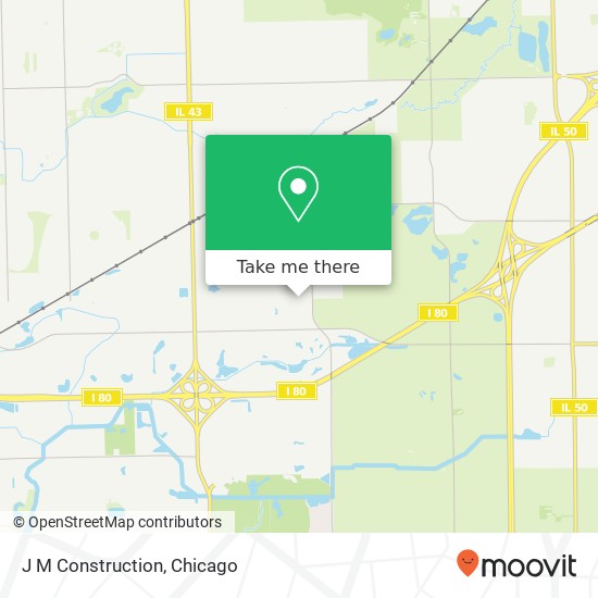 J M Construction map