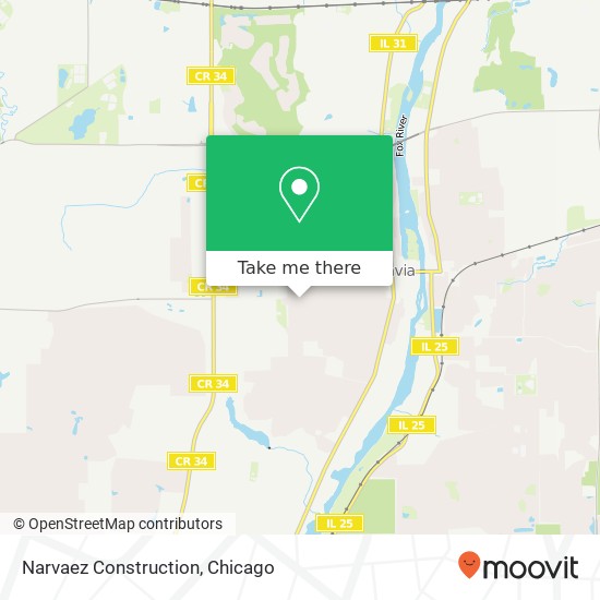 Narvaez Construction map