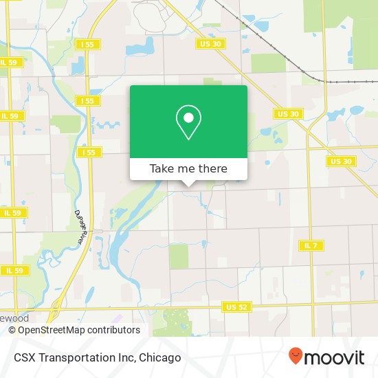 CSX Transportation Inc map