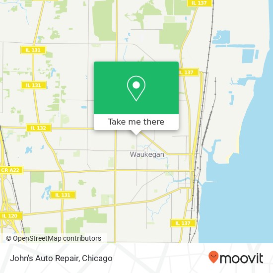 John's Auto Repair map