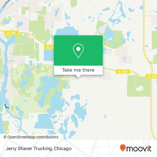 Mapa de Jerry Shaver Trucking