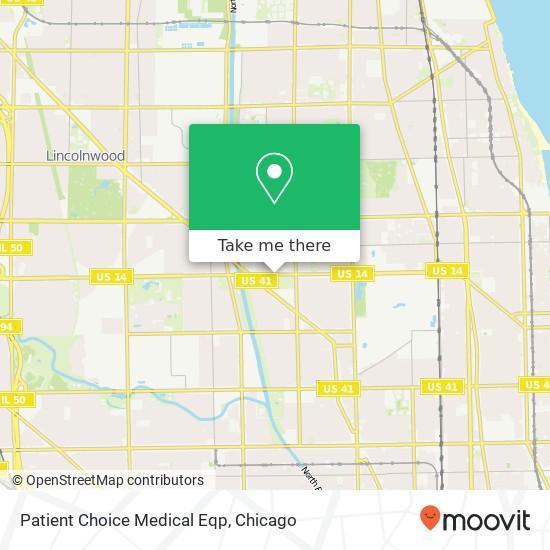 Patient Choice Medical Eqp map