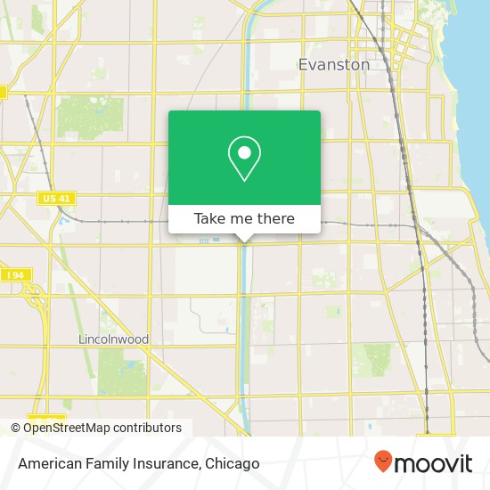 American Family Insurance map