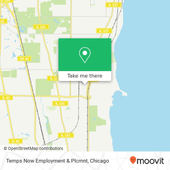 Temps Now Employment & Plcmnt map