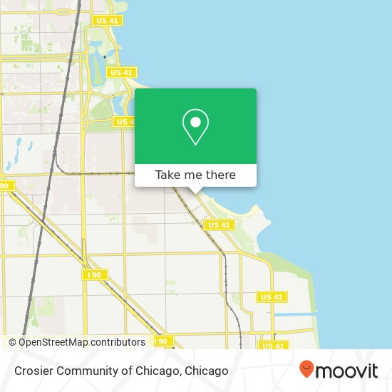 Mapa de Crosier Community of Chicago