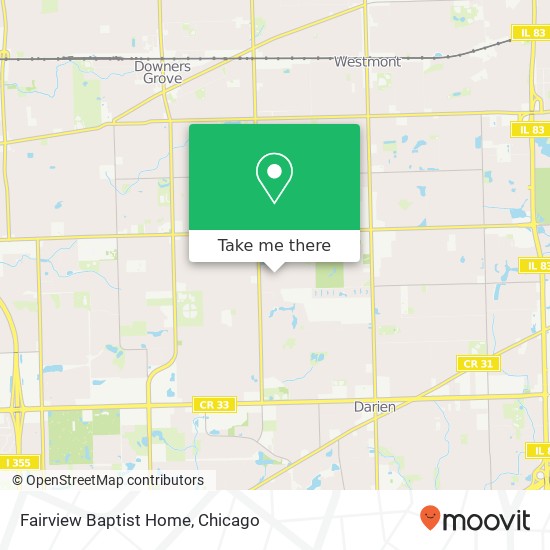 Fairview Baptist Home map