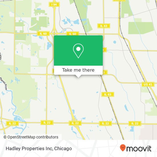 Hadley Properties Inc map