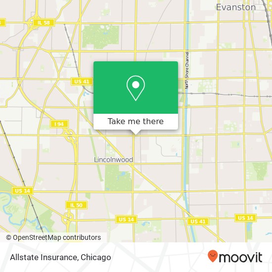 Allstate Insurance map