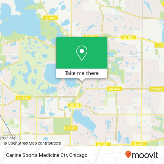 Canine Sports Medicine Ctr map