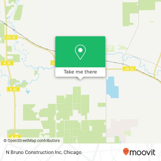 N Bruno Construction Inc map