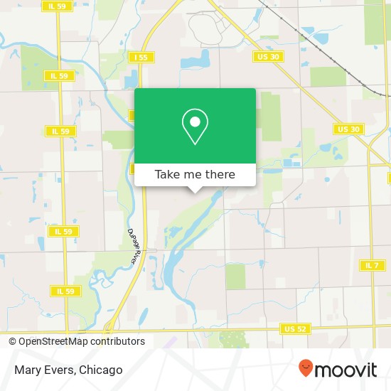 Mary Evers map