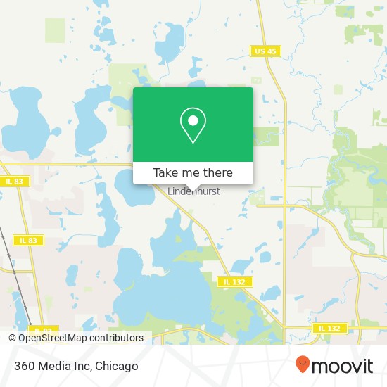 360 Media Inc map