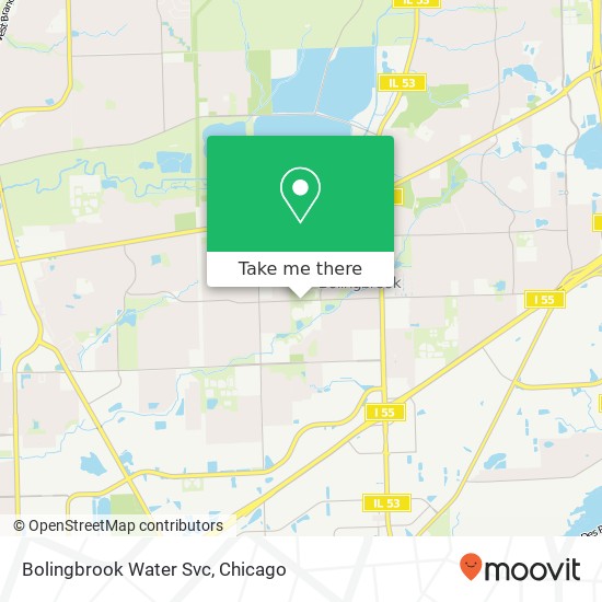 Bolingbrook Water Svc map