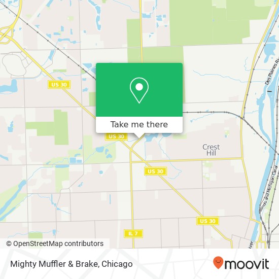 Mapa de Mighty Muffler & Brake