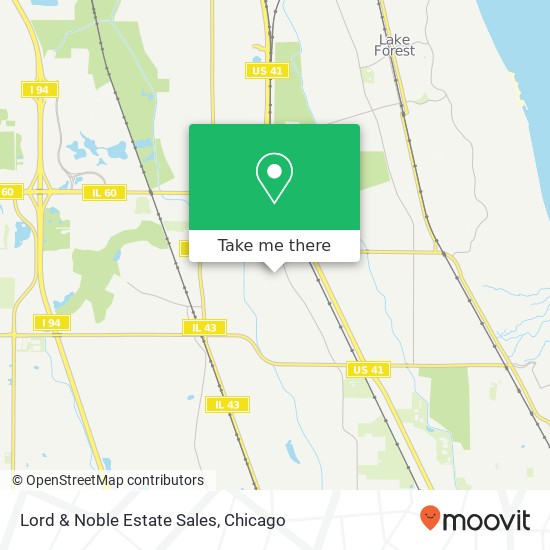 Lord & Noble Estate Sales map