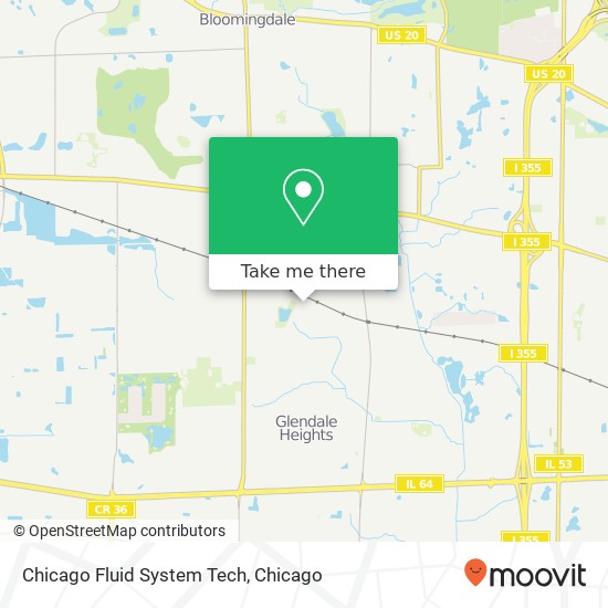 Mapa de Chicago Fluid System Tech