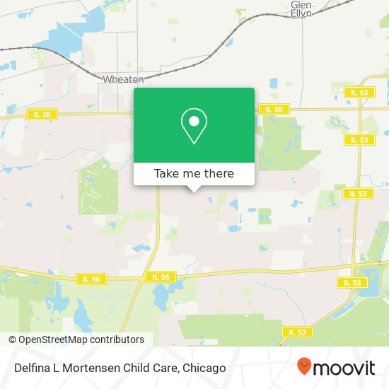 Mapa de Delfina L Mortensen Child Care