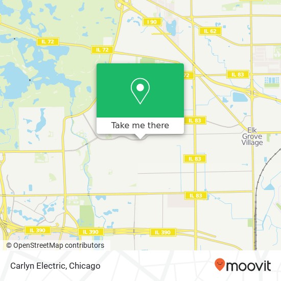 Carlyn Electric map