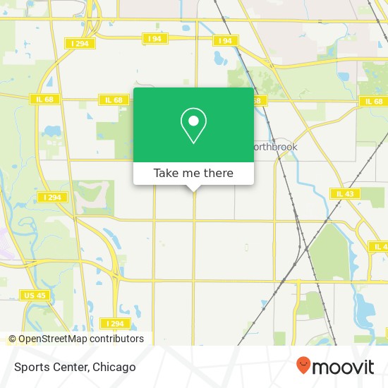 Sports Center map