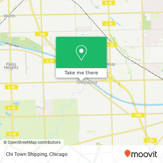 Mapa de Chi Town Shipping