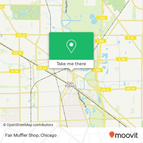 Fair Muffler Shop map